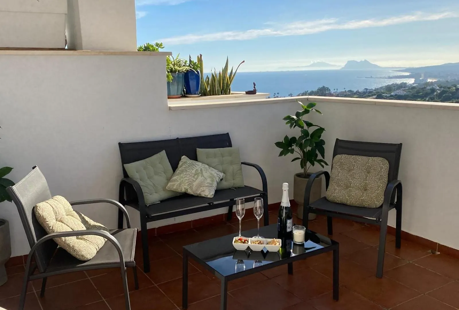 Rock Bay 2422 Splendid Sea & African Coast Views Manilva